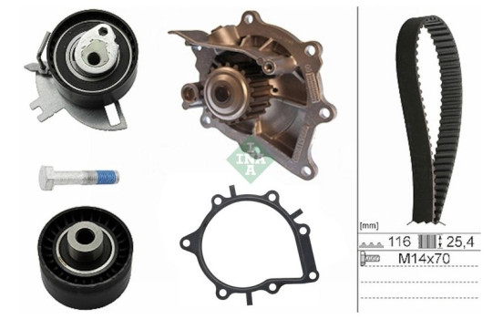 Water Pump & Timing Belt Set, Image 3