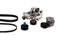 Water Pump + V-Ribbed Belt Kit
