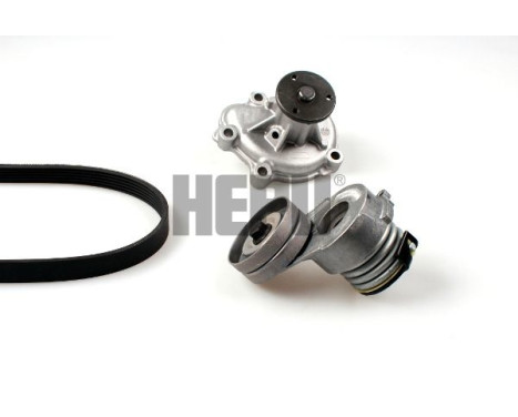 Water Pump + V-Ribbed Belt Kit