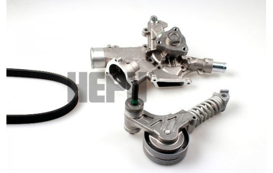 Water Pump + V-Ribbed Belt Kit