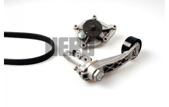 Water Pump + V-Ribbed Belt Kit