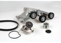 Water Pump + V-Ribbed Belt Kit