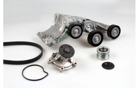 Water Pump + V-Ribbed Belt Kit