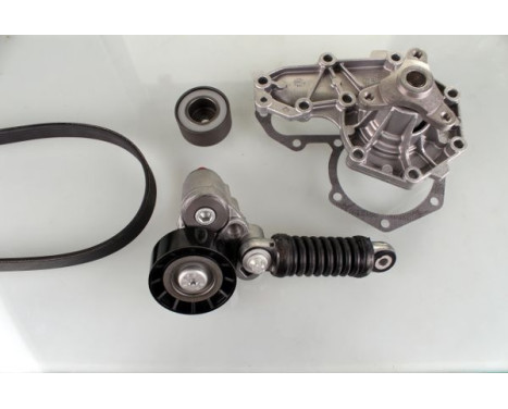 Water Pump + V-Ribbed Belt Kit