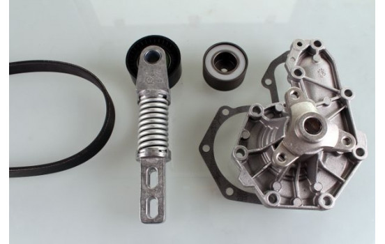 Water Pump + V-Ribbed Belt Kit