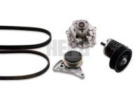 Water Pump + V-Ribbed Belt Kit