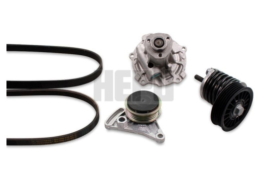 Water Pump + V-Ribbed Belt Kit