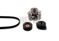 Water Pump + V-Ribbed Belt Kit