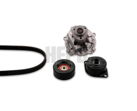 Water Pump + V-Ribbed Belt Kit