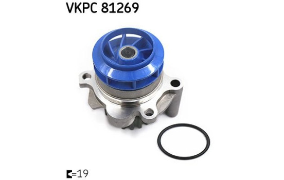 Water Pump VKPC 81269 SKF, Image 3