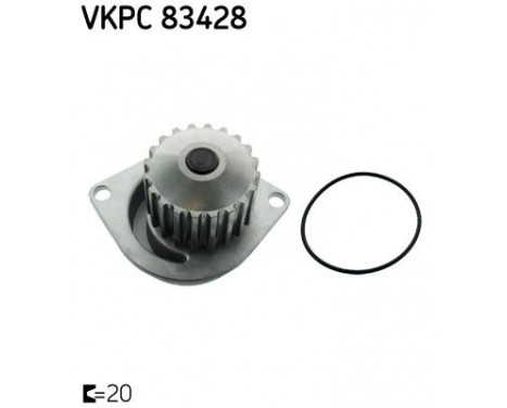 Water Pump VKPC 83428 SKF