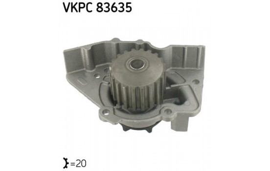 Water Pump VKPC 83635 SKF