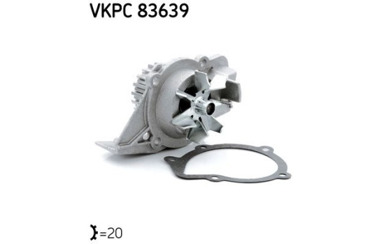 Water Pump VKPC 83639 SKF