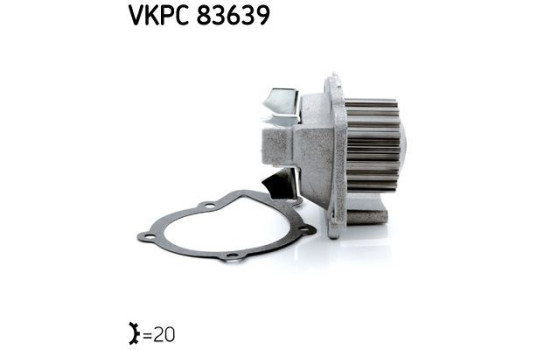 Water Pump VKPC 83639 SKF, Image 3