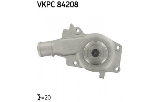 Water Pump VKPC 84208 SKF