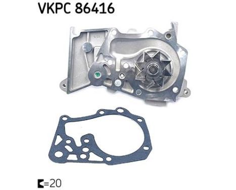 Water Pump VKPC 86416 SKF, Image 2