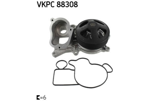 Water Pump VKPC 88308 SKF, Image 2