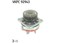 Water Pump VKPC 92943 SKF