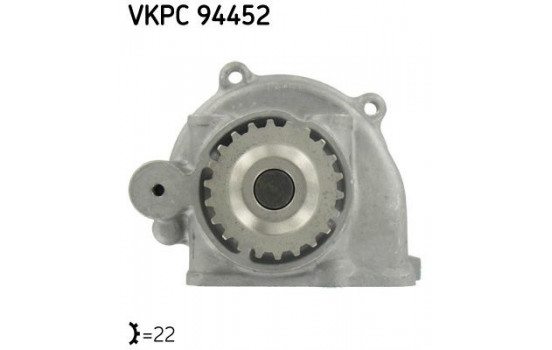 Water Pump VKPC 94452 SKF