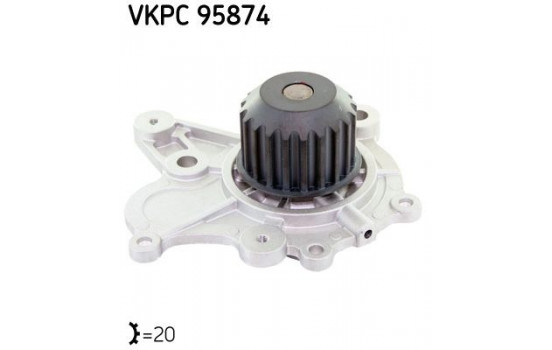 Water Pump VKPC 95874 SKF