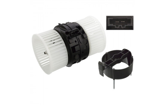 Electric Motor, interior blower 106301 FEBI