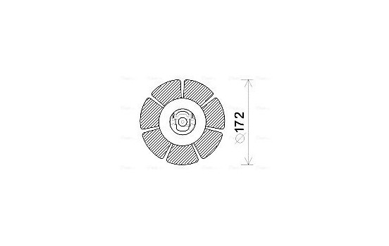 Electric Motor, interior blower MS8662 Ava Quality Cooling