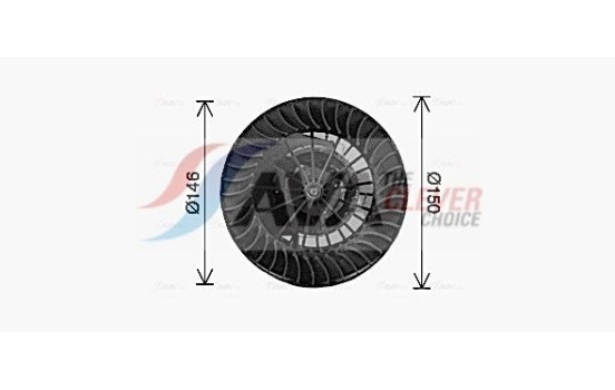 Electric Motor, interior blower MS8766 Ava Quality Cooling