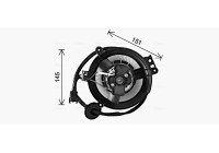 Electric Motor, interior blower MS8771 Ava Quality Cooling