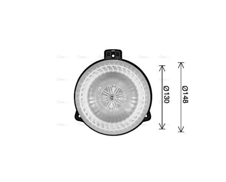 Electric Motor, interior blower TO8777 Ava Quality Cooling, Image 2