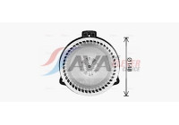 Electric Motor, interior blower VO8306 Ava Quality Cooling