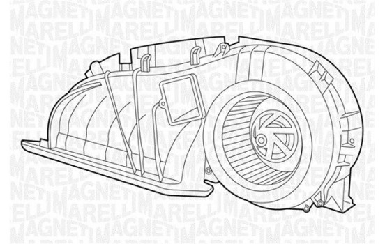 Heater fan 069401324010 Magneti Marelli