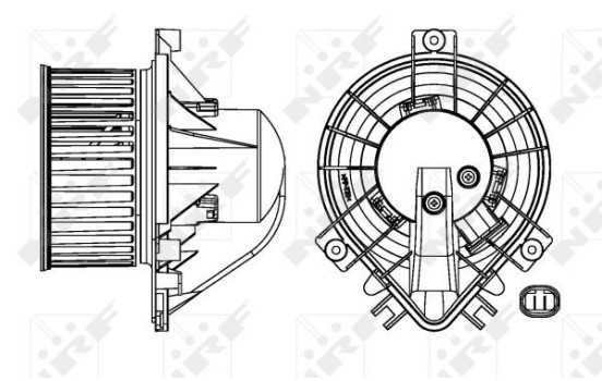 Heater fan 34158 NRF, Image 3