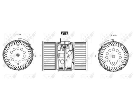 Heater fan 34161 NRF, Image 2
