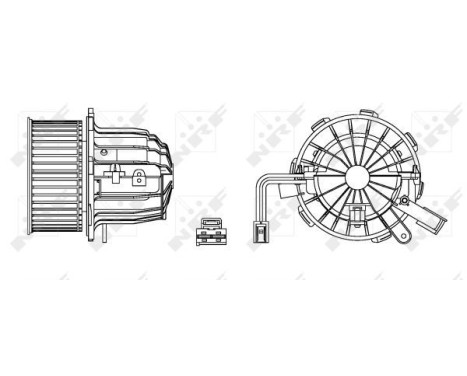 Heater fan 34163 NRF, Image 2
