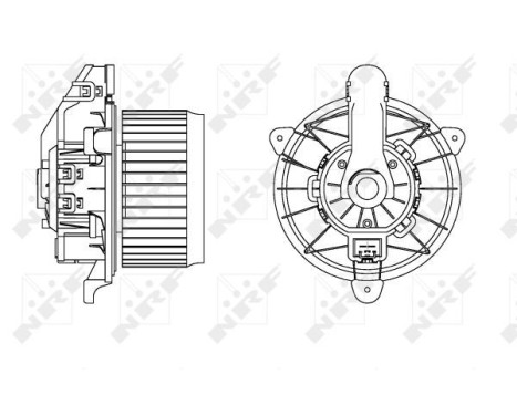 Heater fan 34166 NRF, Image 3