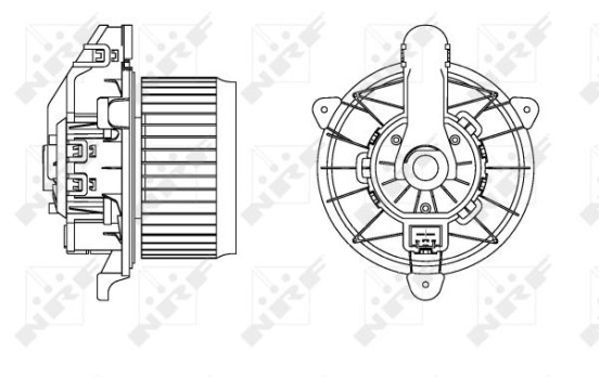 Heater fan 34166 NRF, Image 3