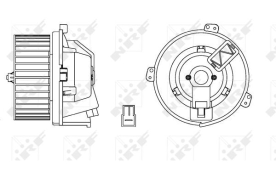 Heater fan 34168 NRF