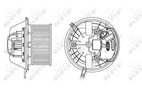 Heater fan 34169 NRF, Image 2