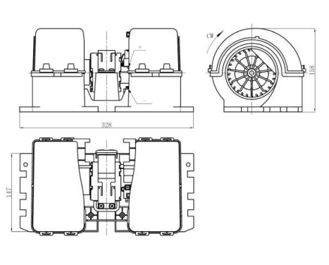 Heater fan 34263 NRF, Image 7