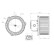 Heater fan 34275 NRF