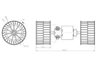 Heater fan 34284 NRF
