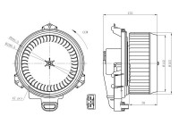 Heater fan 34296 NRF