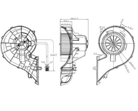 Heater fan 34353 NRF, Image 3