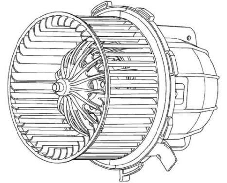 Heater fan AB 114 000P Mahle, Image 3