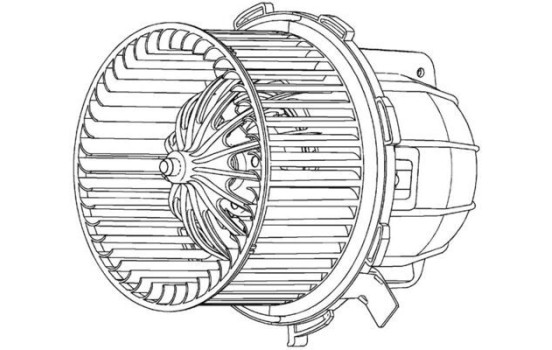 Heater fan AB 114 000P Mahle, Image 3