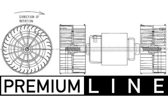 Heater fan AB 152 000P Mahle, Image 2