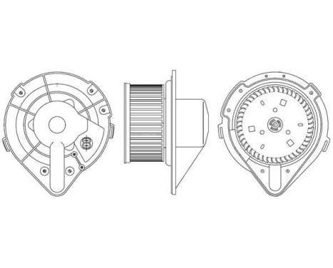 Heater fan AB 172 000S Mahle, Image 2