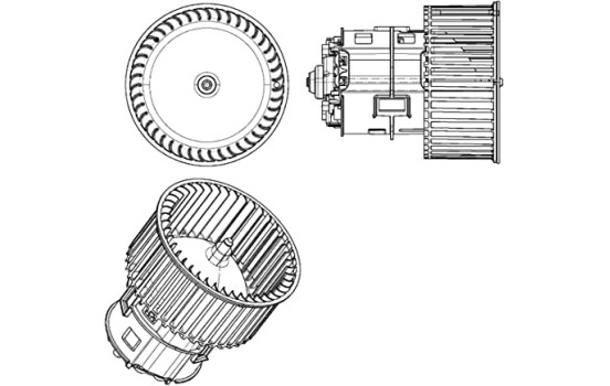 Heater fan AB 182 000P Mahle, Image 2