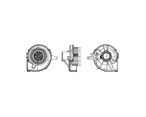 Heater fan AB 19 000P Mahle, Image 2