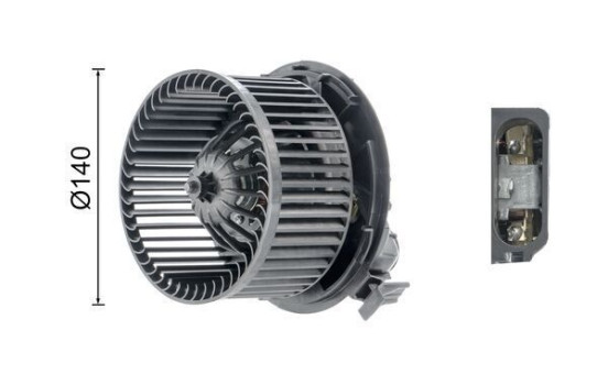 Heater fan AB 227 000P Mahle, Image 11